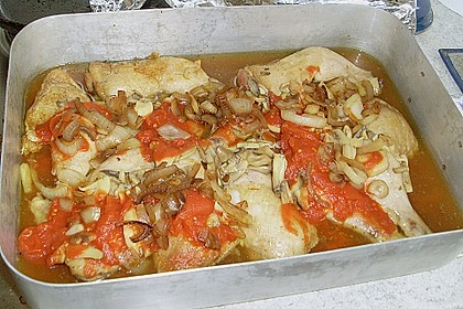 Hähnchen Marengo 3