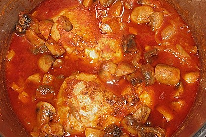 Hähnchen Marengo 7