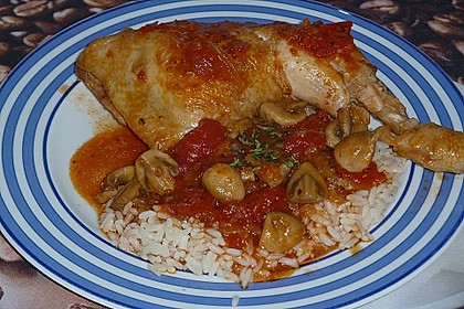 Hähnchen Marengo 5