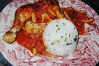 Hähnchen Marengo 8
