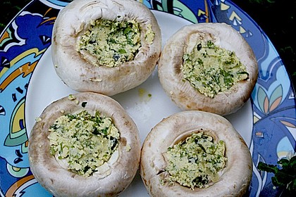 Gef&uuml;llte Champignons