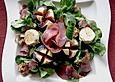 Feldsalat mit Ziegenk&auml;se - einmal ganz anders