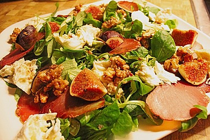 Feldsalat mit Ziegenk&auml;se - einmal ganz anders 3