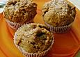 Apfel - Muffins mit  Rosinen