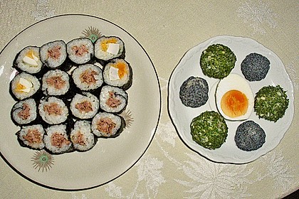 Dünne Sushi-Rollen 9