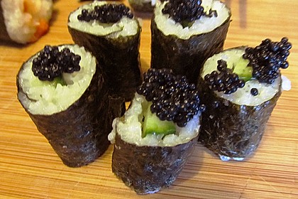 Dünne Sushi-Rollen 10