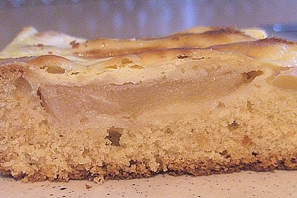 Apfel - Marzipankuchen mit Vanille - Schmandguss 5