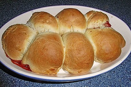 Buchteln mit Marmeladenfüllung 14