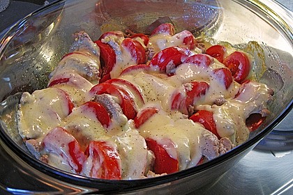 Sommerlich gratiniertes Schweinefilet 7