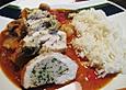 Putenroulade mit Kr&auml;uterhackf&uuml;llung