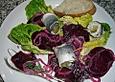 Rote Bete - Salat mit Rollmops