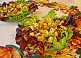 Herbstsalat mit N&uuml;ssen, K&auml;se und Birnen