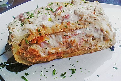 &Uuml;berbackene Pfannkuchen 1