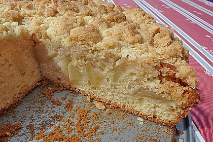 Apfelkuchen mit Butterstreusel 18