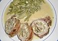 Schweineroulade mit Pilz - K&auml;sef&uuml;llung und Baconh&uuml;lle