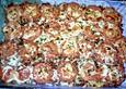 &Uuml;berbackene Kartoffel - Hack - Tomaten
