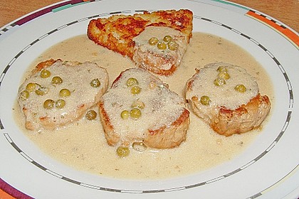 Schweinefiletmedaillons in Grüner Pfeffer - Sauce 8