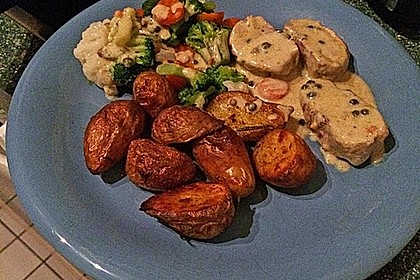 Schweinefiletmedaillons in Grüner Pfeffer - Sauce 3
