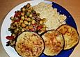 Gem&uuml;se - Couscous mit Auberginen