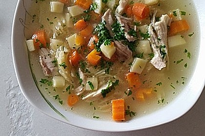 Erkältungssüppchen vom Huhn 3