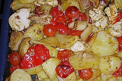 Kartoffel - H&auml;hnchen - Pfanne