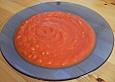 Einfache Tomatensuppe mit Reis