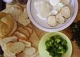 Brotsuppe mit Mozzarella