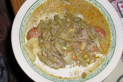 Deftige Bohnensuppe