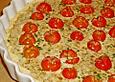 Roquefort - Tomaten - Quiche mit Waln&uuml;ssen