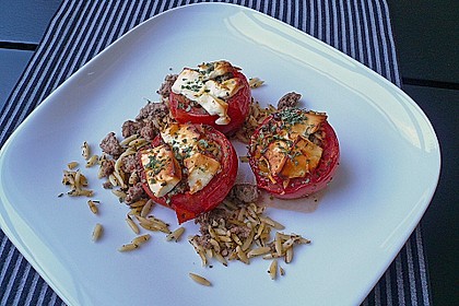 Gef&uuml;llte Tomaten griechische Art 1