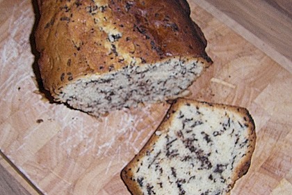 Schokoflockenkuchen in der Kastenform