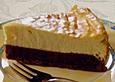 K&auml;sekuchen  mit  Brownie Boden