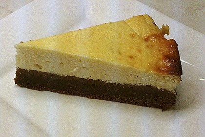 Käsekuchen mit Brownie Boden 29
