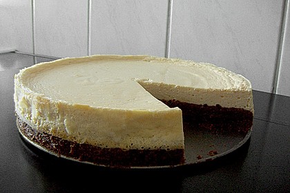 Käsekuchen mit Brownie Boden 21