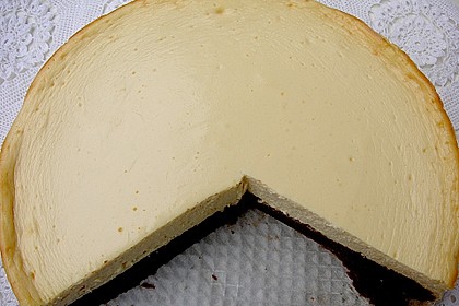 Käsekuchen mit Brownie Boden 27