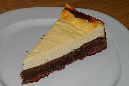 Käsekuchen mit Brownie Boden 5
