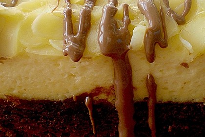Käsekuchen mit Brownie Boden 53