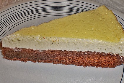 Käsekuchen mit Brownie Boden 18