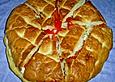 Fladenbrot mit Tomaten und Feta - K&auml;se gef&uuml;llt