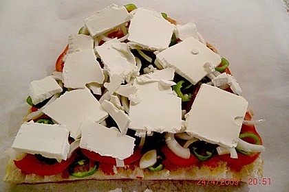 Fladenbrot mit Tomaten und Feta - K&auml;se gef&uuml;llt 4
