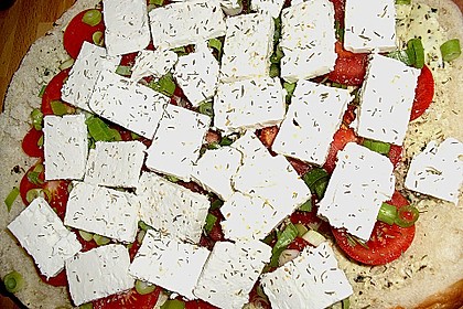 Fladenbrot mit Tomaten und Feta - K&auml;se gef&uuml;llt 6