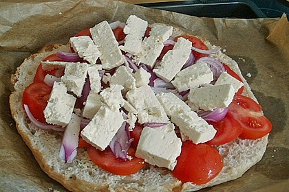Fladenbrot mit Tomaten und Feta - K&auml;se gef&uuml;llt 23