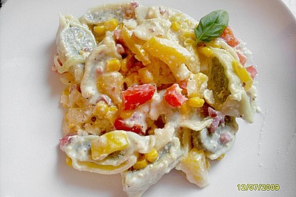 Maultaschen in cremiger Gem&uuml;sesauce 2