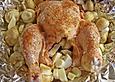 H&auml;hnchen in Alufolie