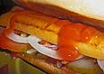 Veganer Hot Dog