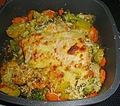 Lachs - Auflauf mit Gem&uuml;se (Bild)