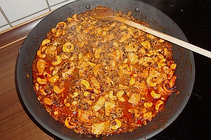 Gebratenes H&uuml;hnchen mit roter Currypaste & Cashewn&uuml;ssen 6