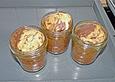 Marmorkuchen aus dem Glas