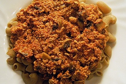 Tofu Bolognese 13