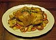 Zitronen -  H&uuml;hnchen (Poulet) mit Knoblauch und Rosmarin
